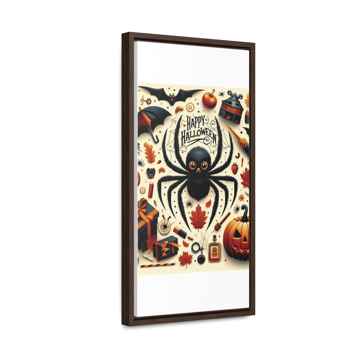 Halloween Canvas Wall Art - Vertical Gallery Wrap for Spooky Decor