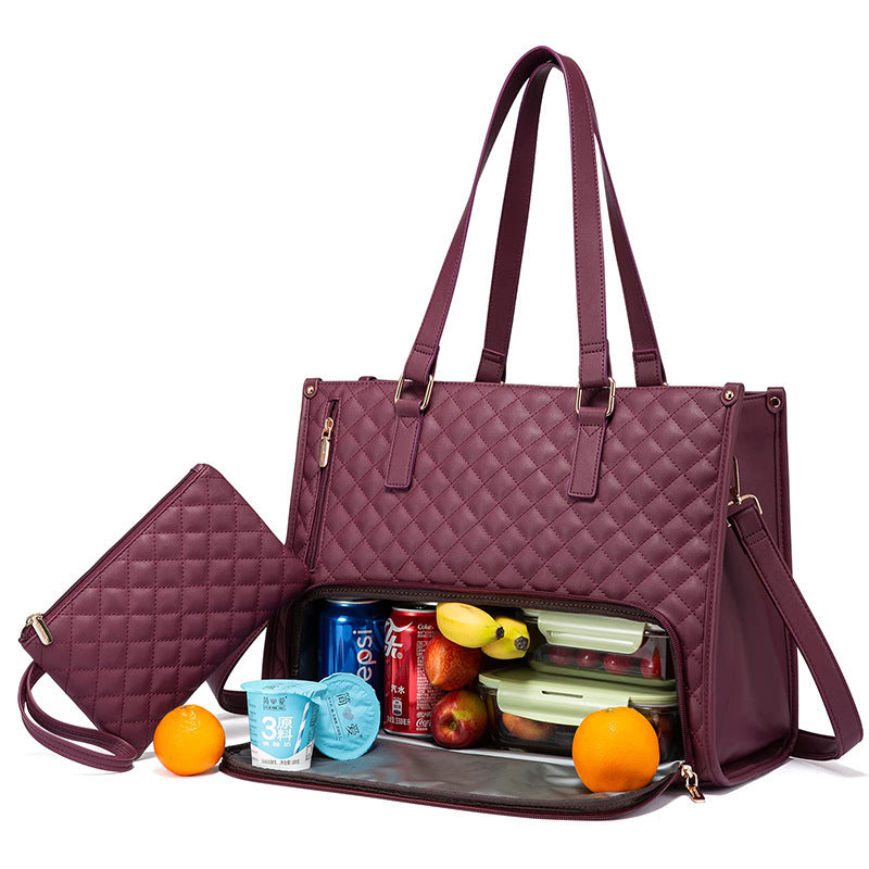 Stylish Women's Insulated Lunch Bag - Perfect for Work, School, and Daily Commutes