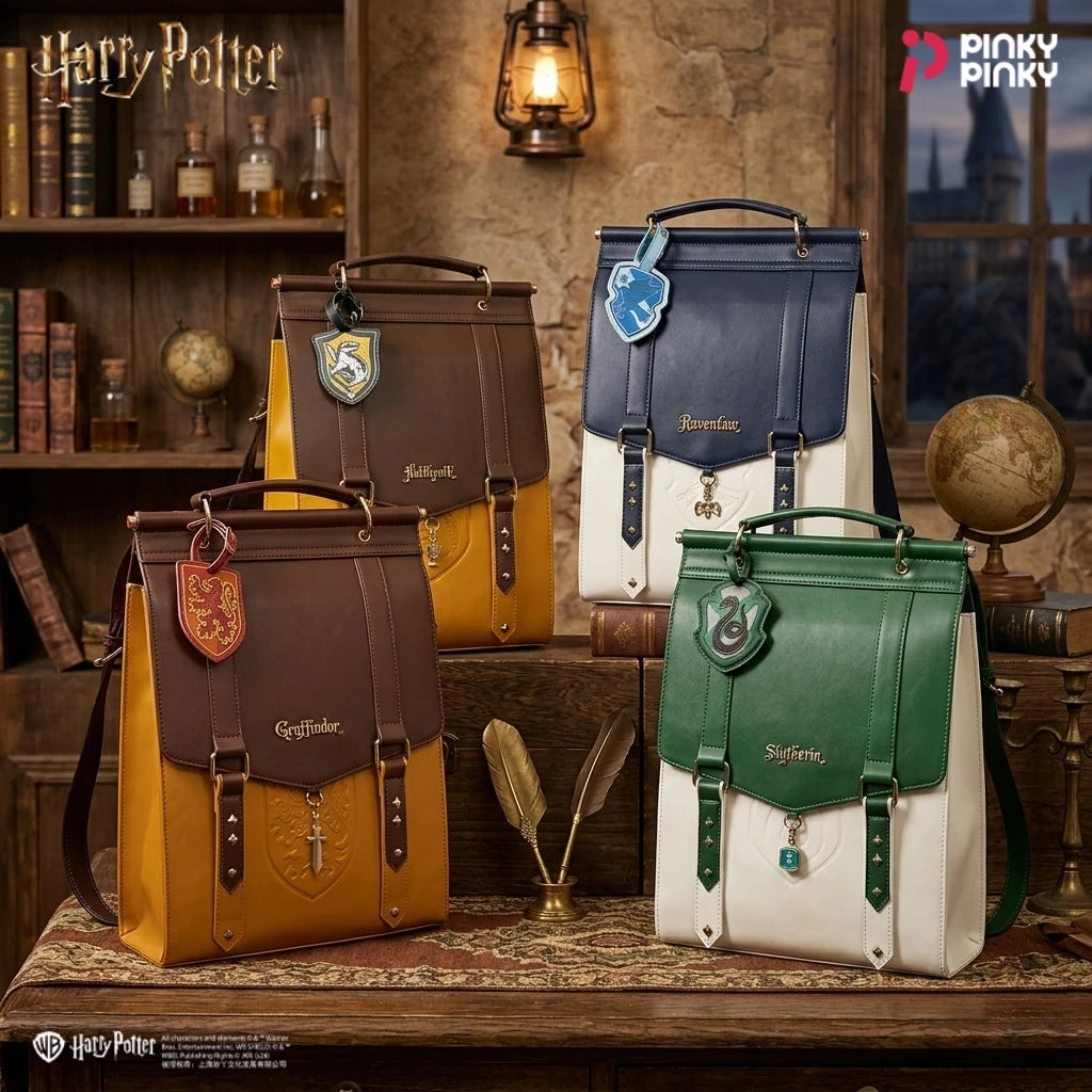 Pinky Harry Potter Backpack - Vintage Preppy Style for School and Everyday Adventures