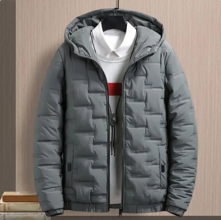 Summit Shield Men's Down Jacket: Your Ultimate Layer for Style and Warmth