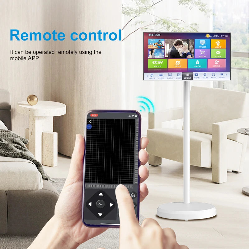 Experience Ultimate Flexibility with the 21.5 Inch Battery-Powered Smart TV