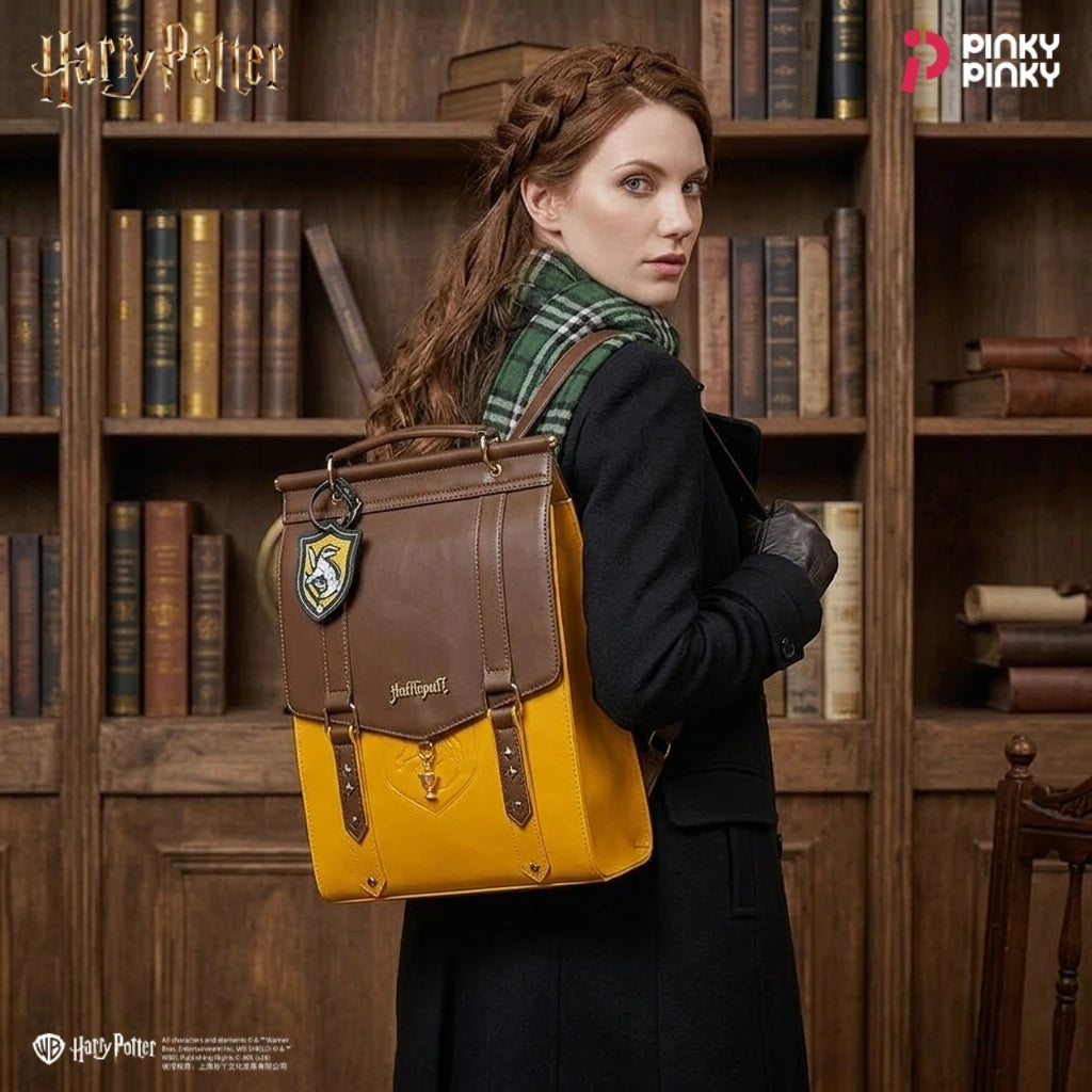 Pinky Harry Potter Backpack - Vintage Preppy Style for School and Everyday Adventures