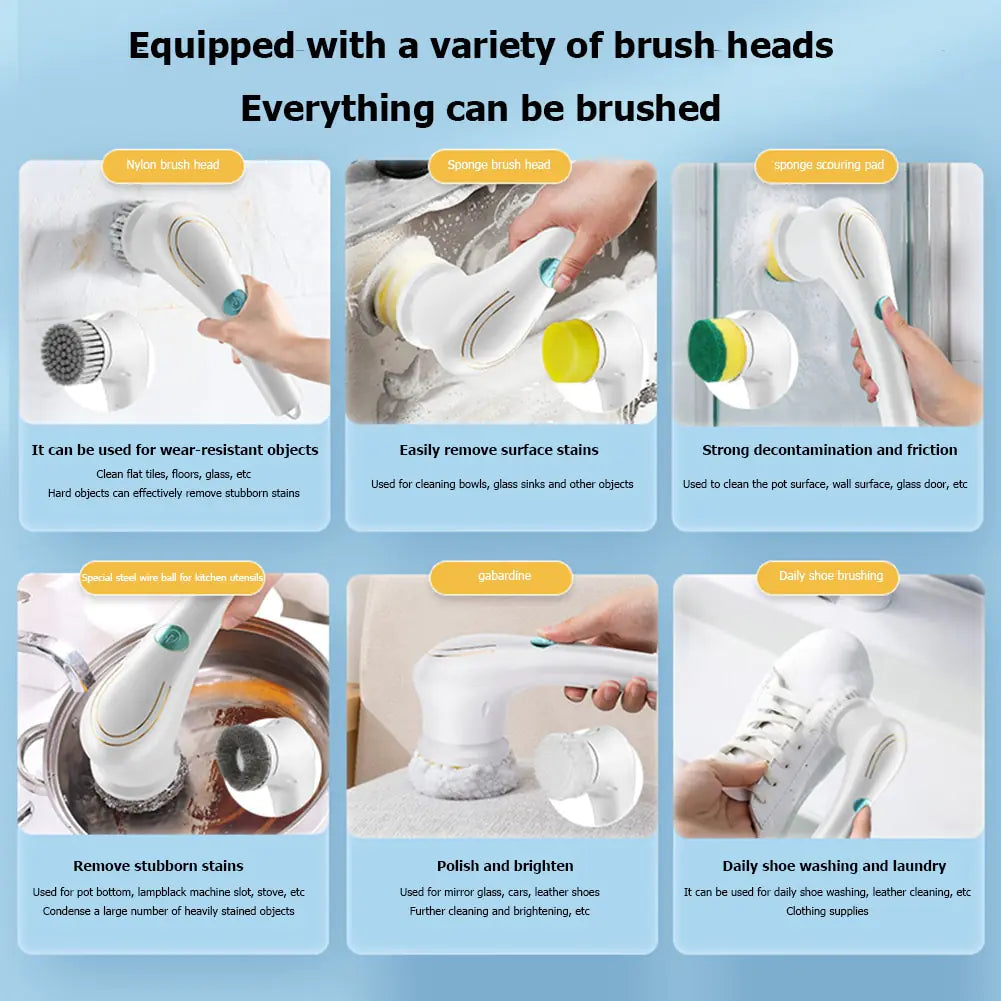 Transform Your Home with the Electric Cleaning Brush: The Ultimate Cleaning Solution