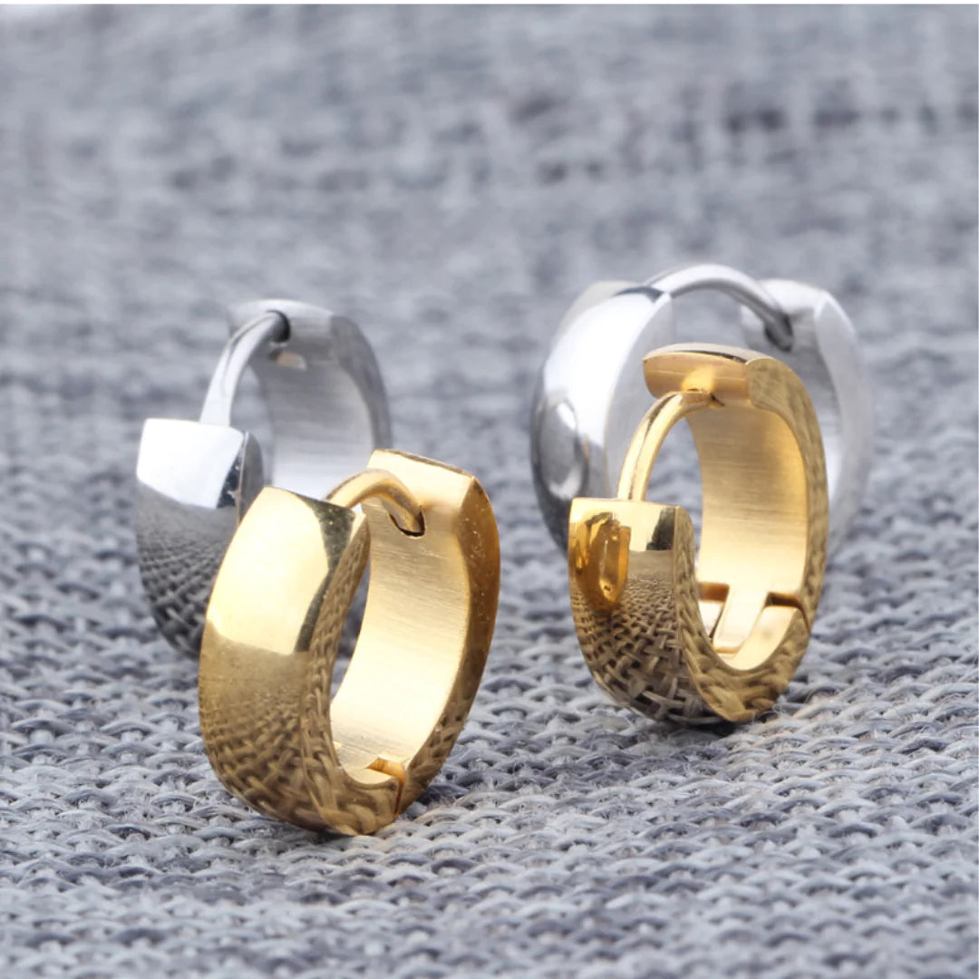 Stylish Titanium Steel Tara Huggies for Effortless Elegance