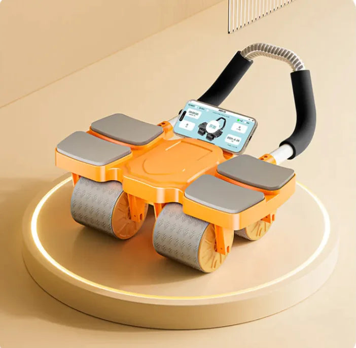 Ultimate Smart Abdominal Wheel: Auto-Rebound & App Integration for Core Strength