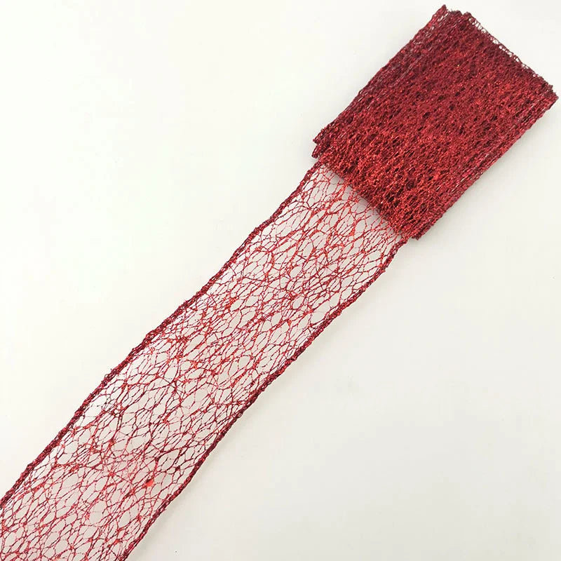 6.6 feet Hollow Out Shiny Gold Ribbon - OLM Store