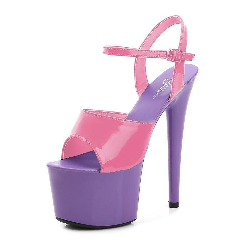 Elevate Your Style with Modern Platform High Heels – 6.7" Stiletto Sandals for Parties, Pole Dance & Summer Events (US 4–10.5)