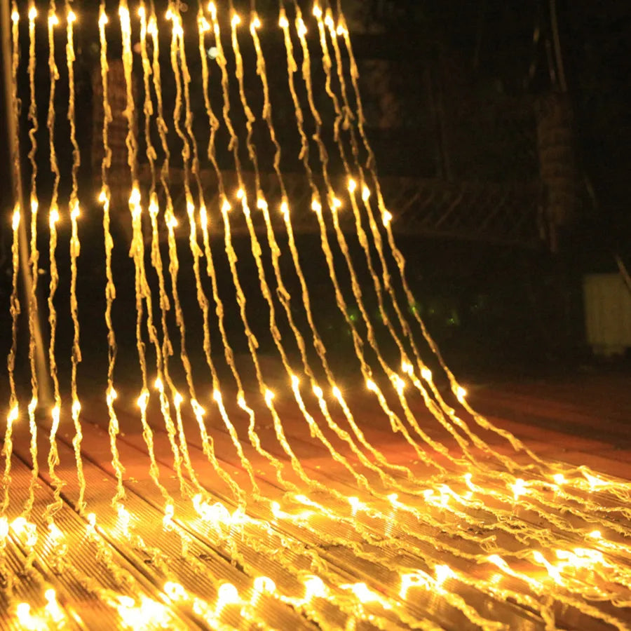 Transform Your Space with LED Meteor Shower Lights - Enchanting Decor for Every Occasion!