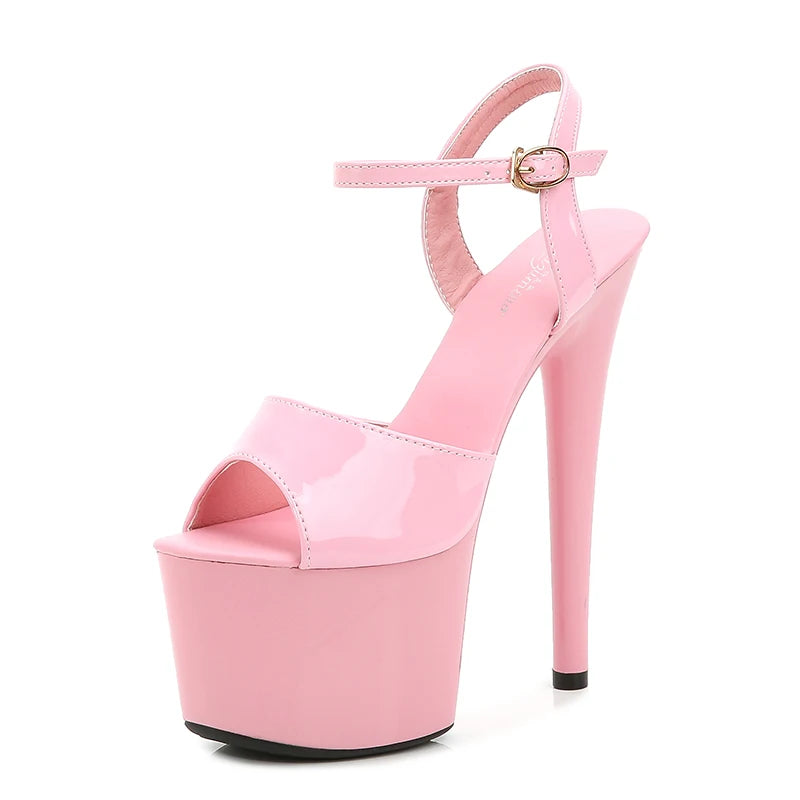 Elevate Your Style with Modern Platform High Heels – 6.7" Stiletto Sandals for Parties, Pole Dance & Summer Events (US 4–10.5)
