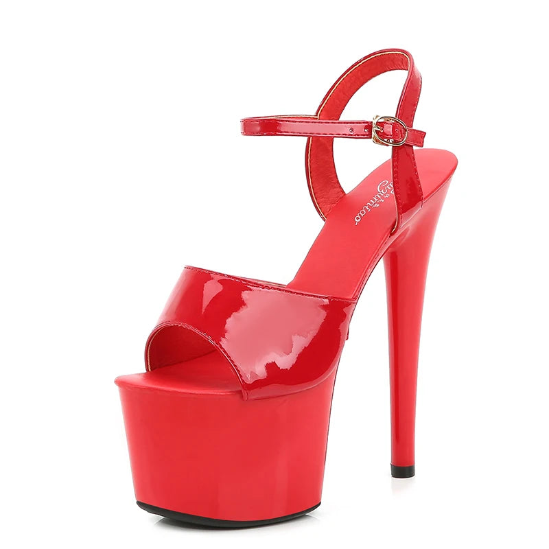 Elevate Your Style with Modern Platform High Heels – 6.7" Stiletto Sandals for Parties, Pole Dance & Summer Events (US 4–10.5)