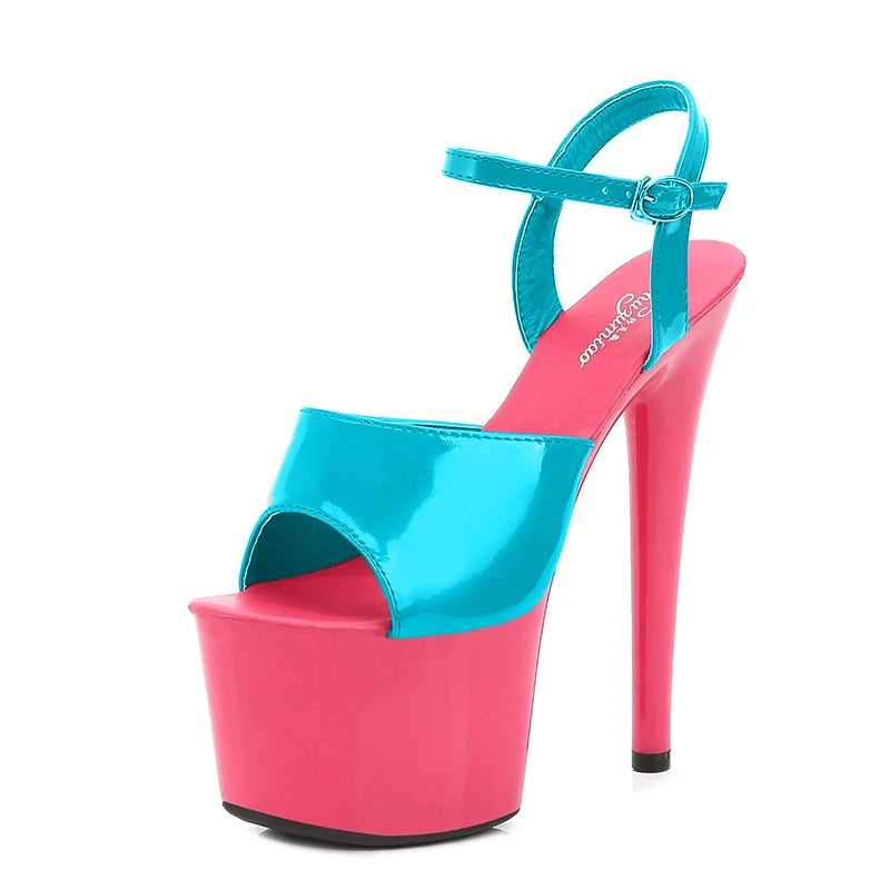 Elevate Your Style with Modern Platform High Heels – 6.7" Stiletto Sandals for Parties, Pole Dance & Summer Events (US 4–10.5)