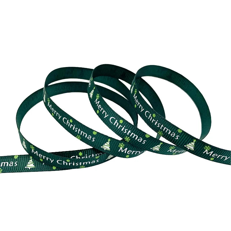 Merry Christmas Grosgrain Ribbon: Elevate Your Holiday Decor