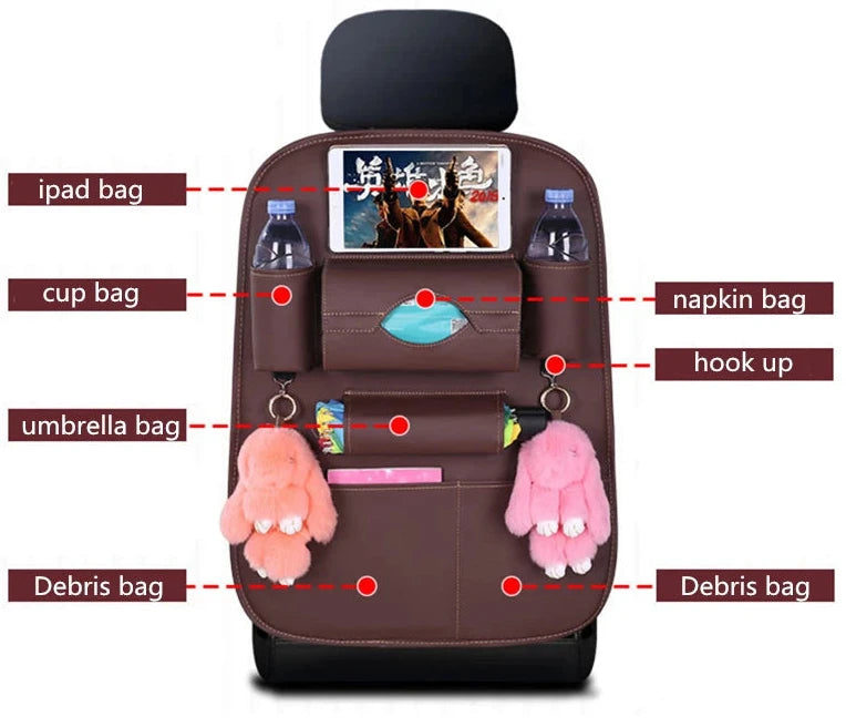 Car Seat Back Storage Organizer Bag - OLM Store