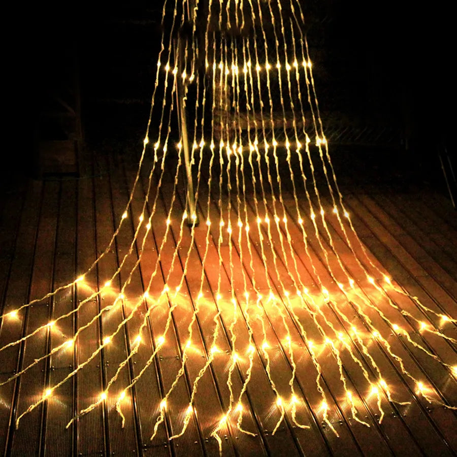 Transform Your Space with LED Meteor Shower Lights - Enchanting Decor for Every Occasion!