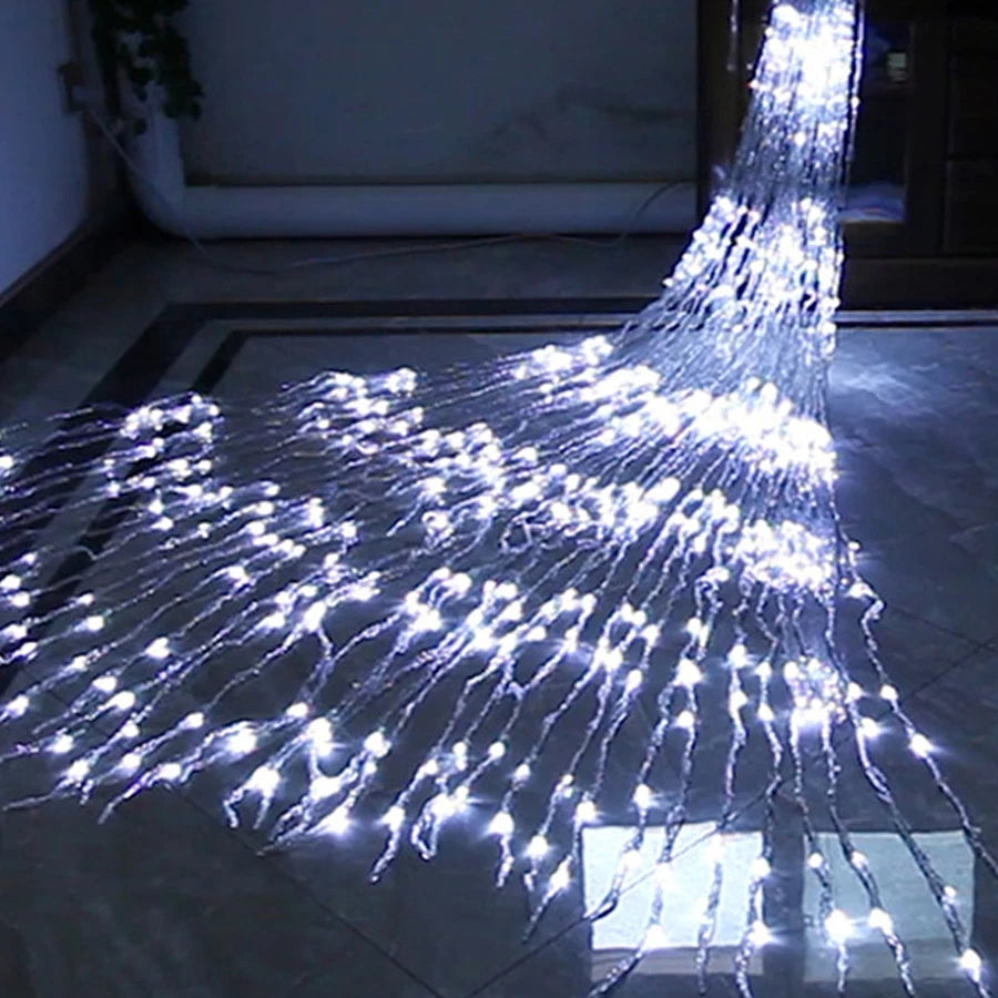 Transform Your Space with LED Meteor Shower Lights - Enchanting Decor for Every Occasion!