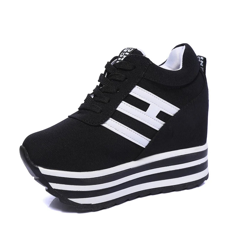 Spring’s Chic Hidden Wedge Sneakers - OLM Store