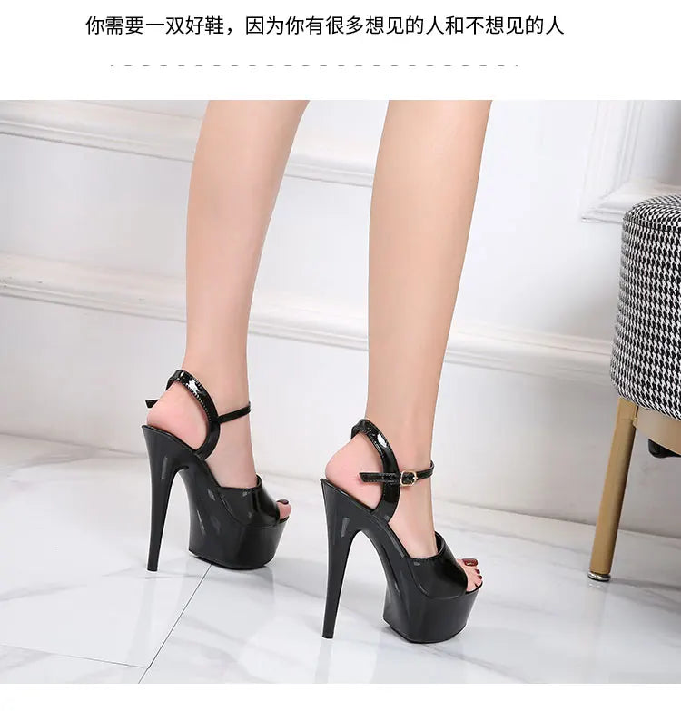 Elevate Your Style with Modern Platform High Heels – 6.7" Stiletto Sandals for Parties, Pole Dance & Summer Events (US 4–10.5)