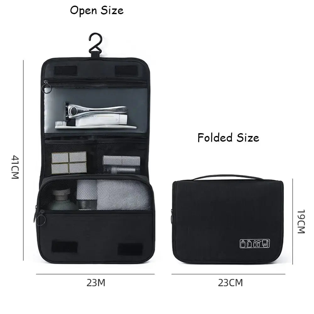 Foldable Toiletry Bag Organizer - Effortless Travel & Home Organization