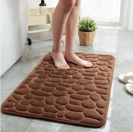 Non-Slip Embossed Bathroom Mat - OLM Store