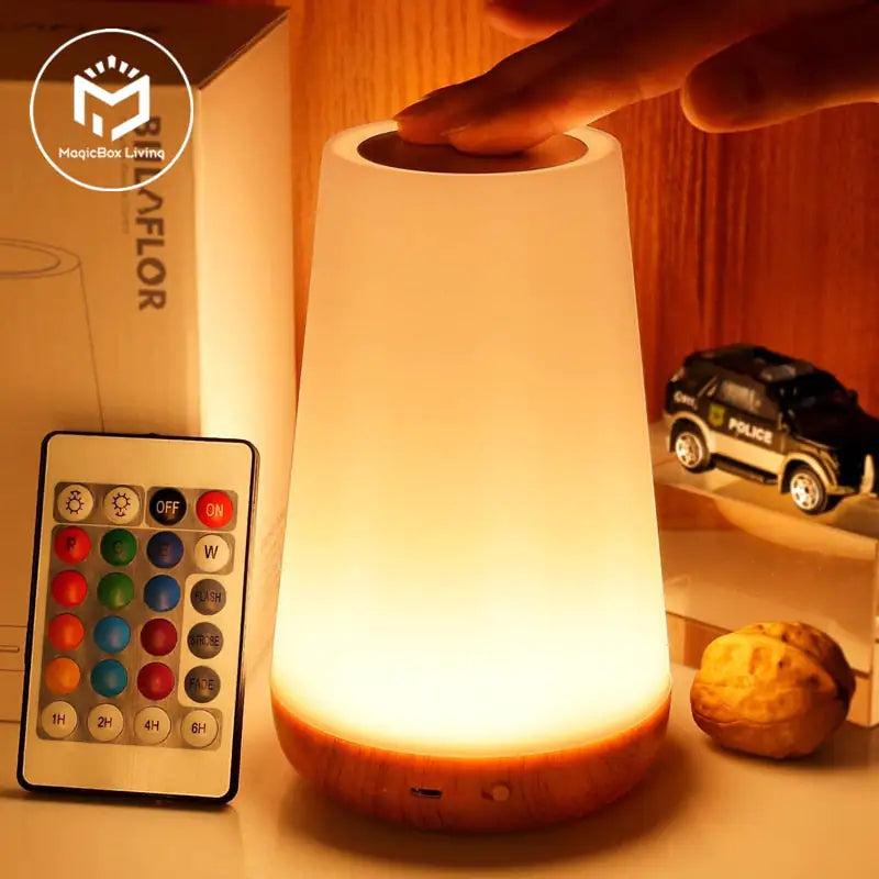 Transform Your Space with the 13 Color Changing Night Light Lamp - Portable Ambiance Assistant