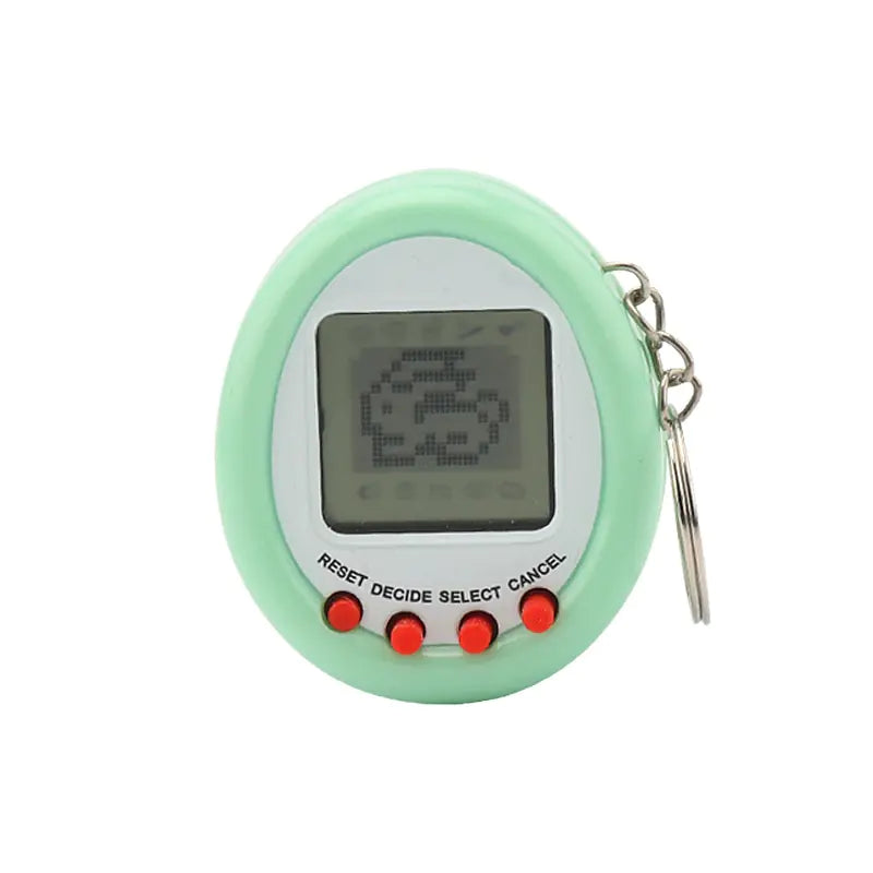 90s Cyber Pet Keyring - Relive the Joy of Virtual Pets