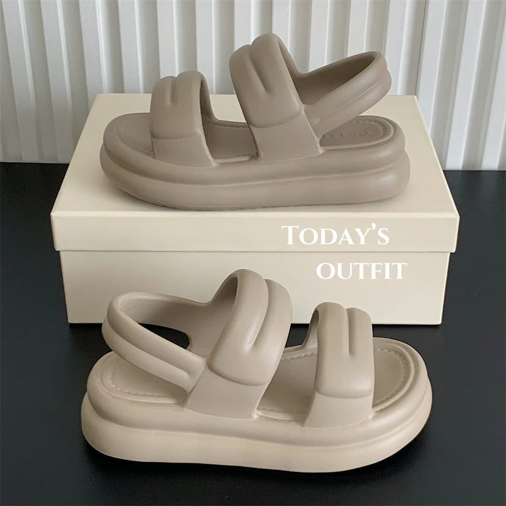 Thick Sole Women's Summer Slip-on Sandals - OLM Store