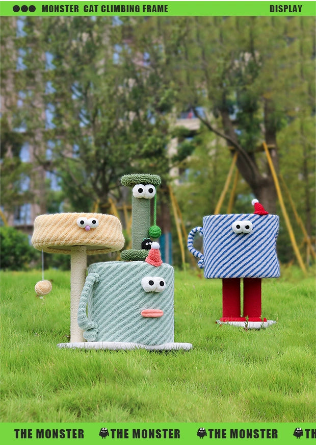 Small Monster Cat Climbing Frame – The Ultimate Playground for Your Feline Friend