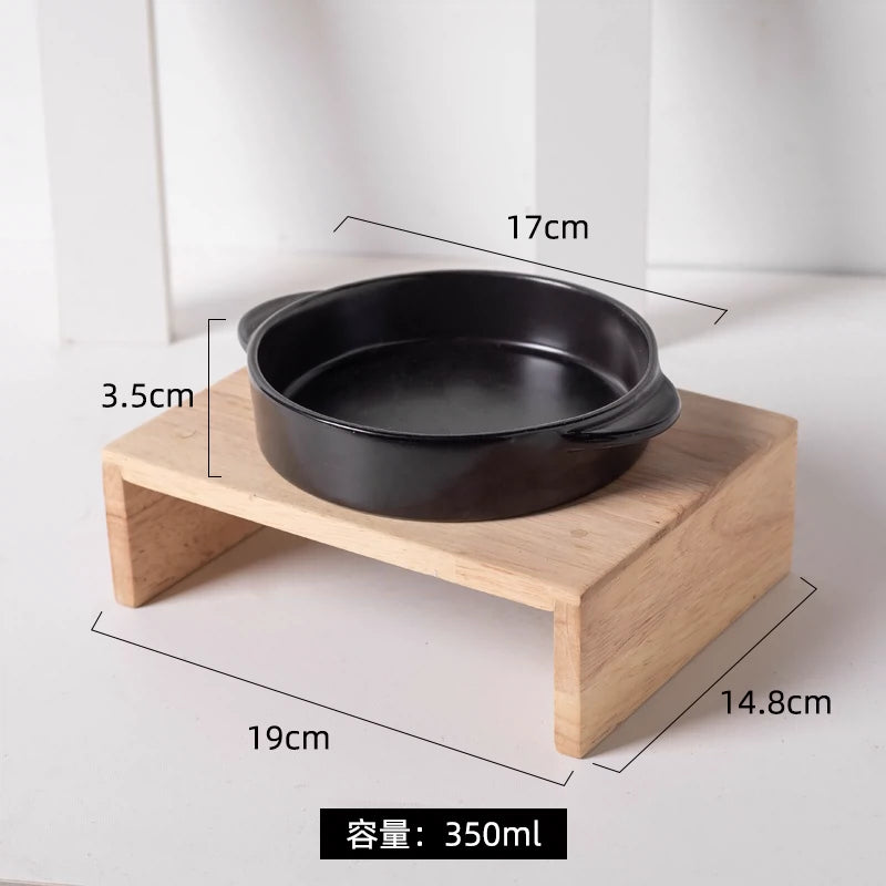 Black Cat Ceramic Pet Bowl - OLM Store