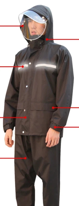 Reflective Raincoat Pants Set - OLM Store