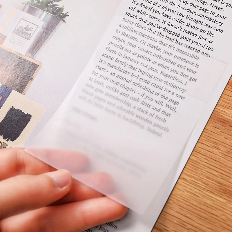 Creative Transparent Sticky Notes – Elevate Your Note-Taking Experience!