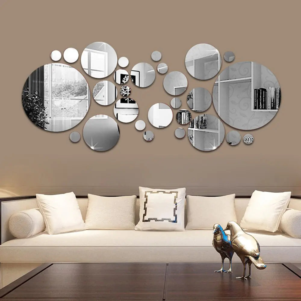 Elevate Your Home Decor with 3D Mirror Wall Stickers