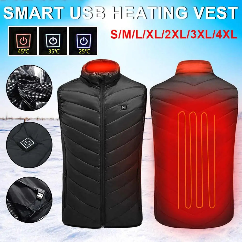 Stay Cozy Anywhere with Our Heated Vest for Winter Outdoor Activities