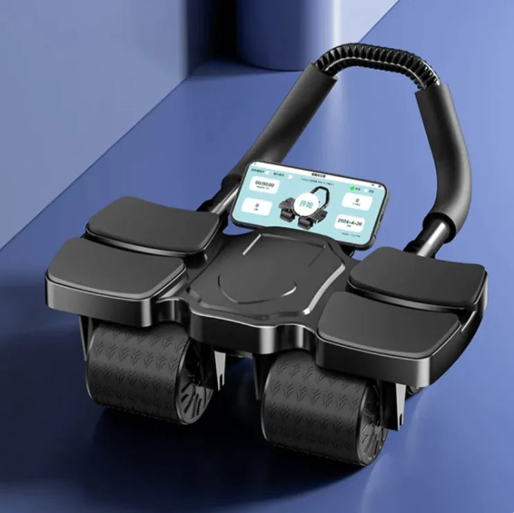 Ultimate Smart Abdominal Wheel: Auto-Rebound & App Integration for Core Strength
