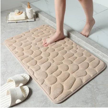 Non-Slip Embossed Bathroom Mat - OLM Store