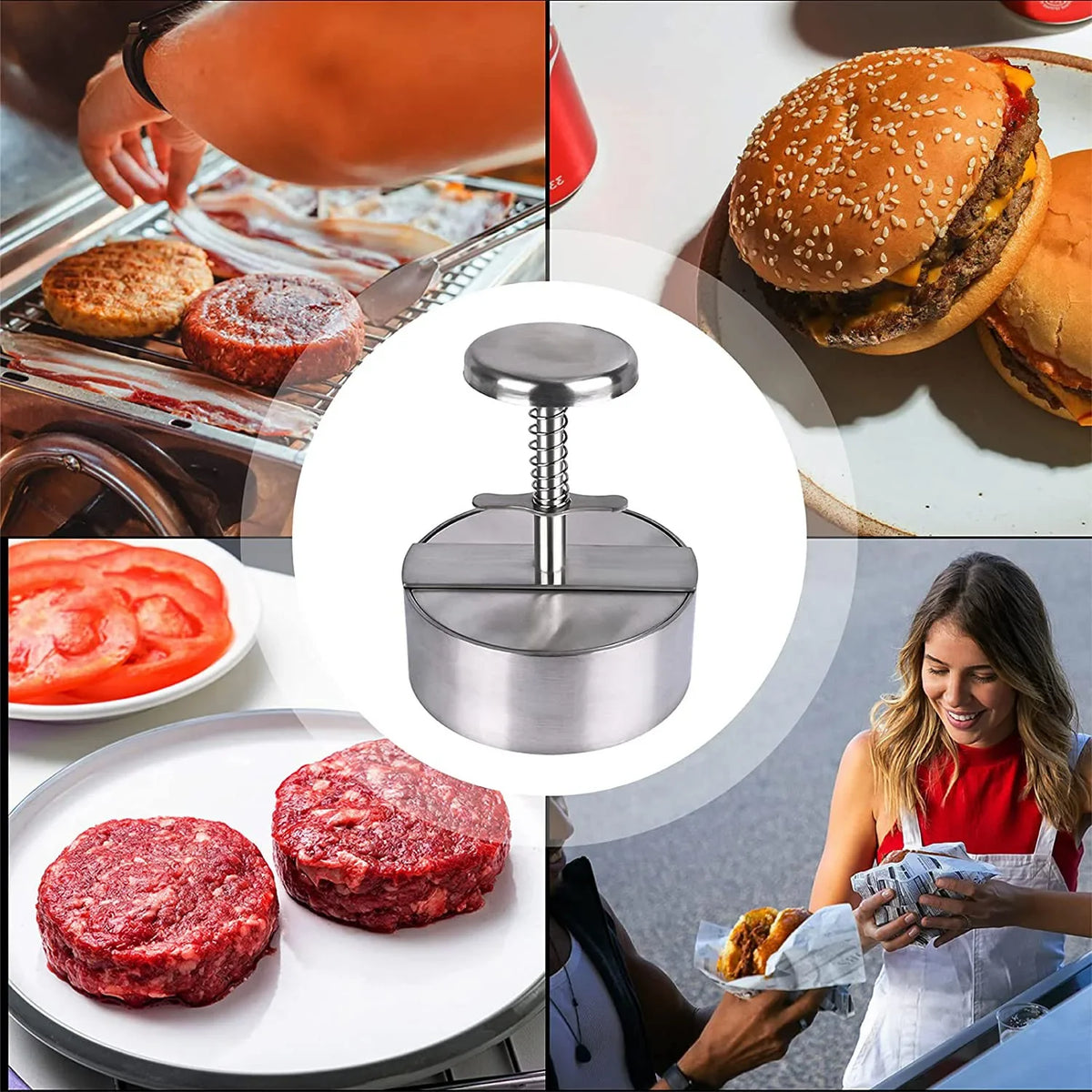 Hamburger Patty Maker Press - OLM Store