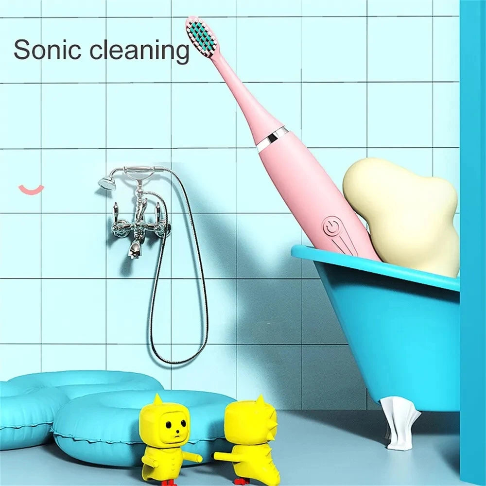 Children's Waterproof Rechargeable Sonic Toothbrush - OLM Store