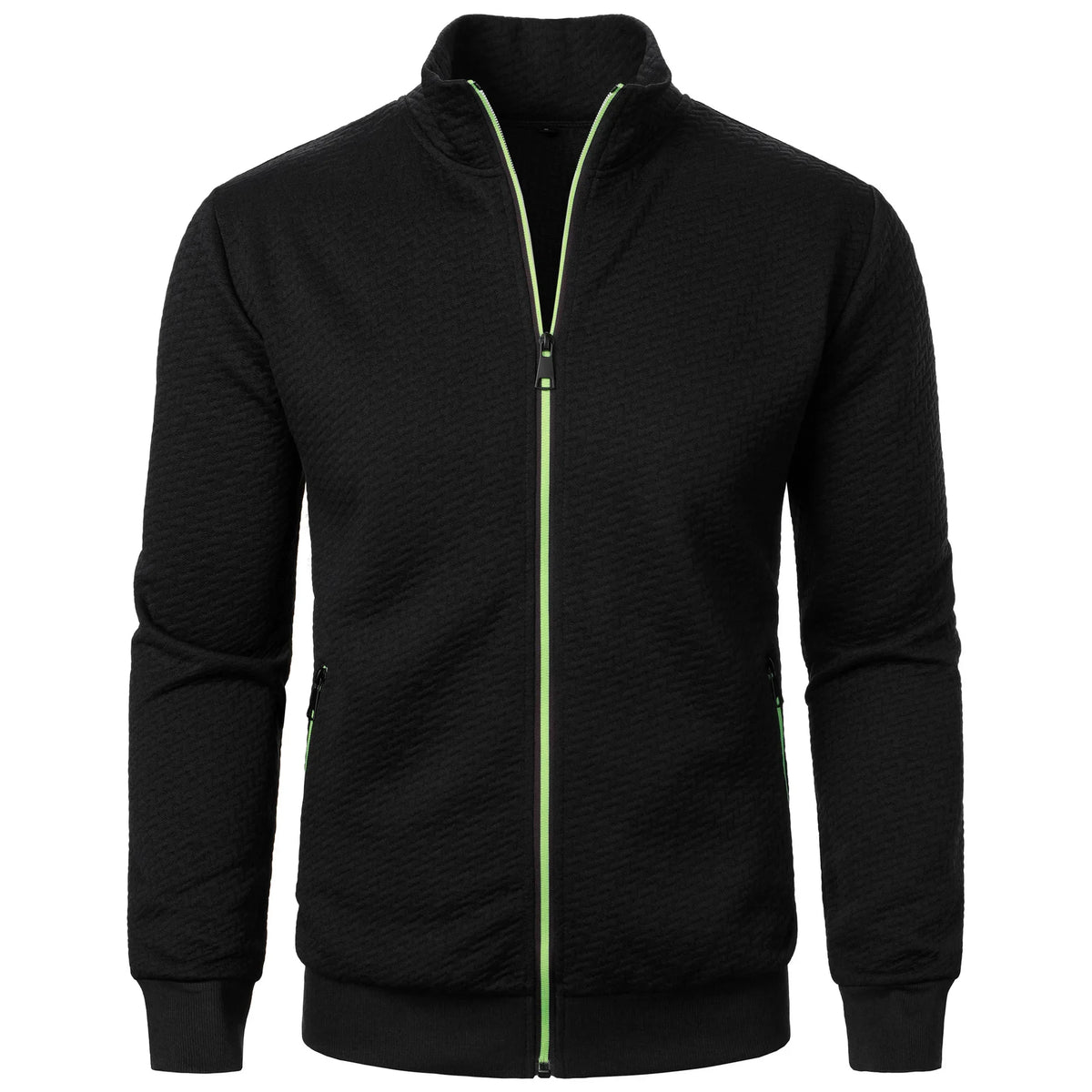 Elevate Your Style with Our Premium Men's Zipper Cardigan Jacket
