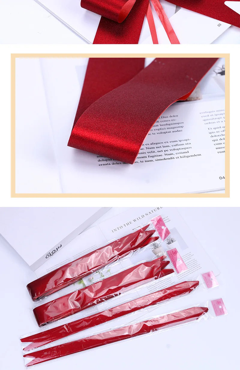 Transform Your Gifts with Large Pull Bow Ribbons – 5-50 Pieces for Beautiful Presentation