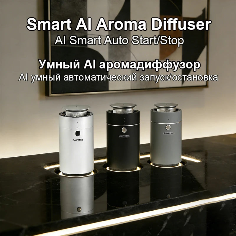 Transform Your Space with the Smart Essential Oil Diffuser: Quiet & Efficient Aromatherapy for Home and Car
