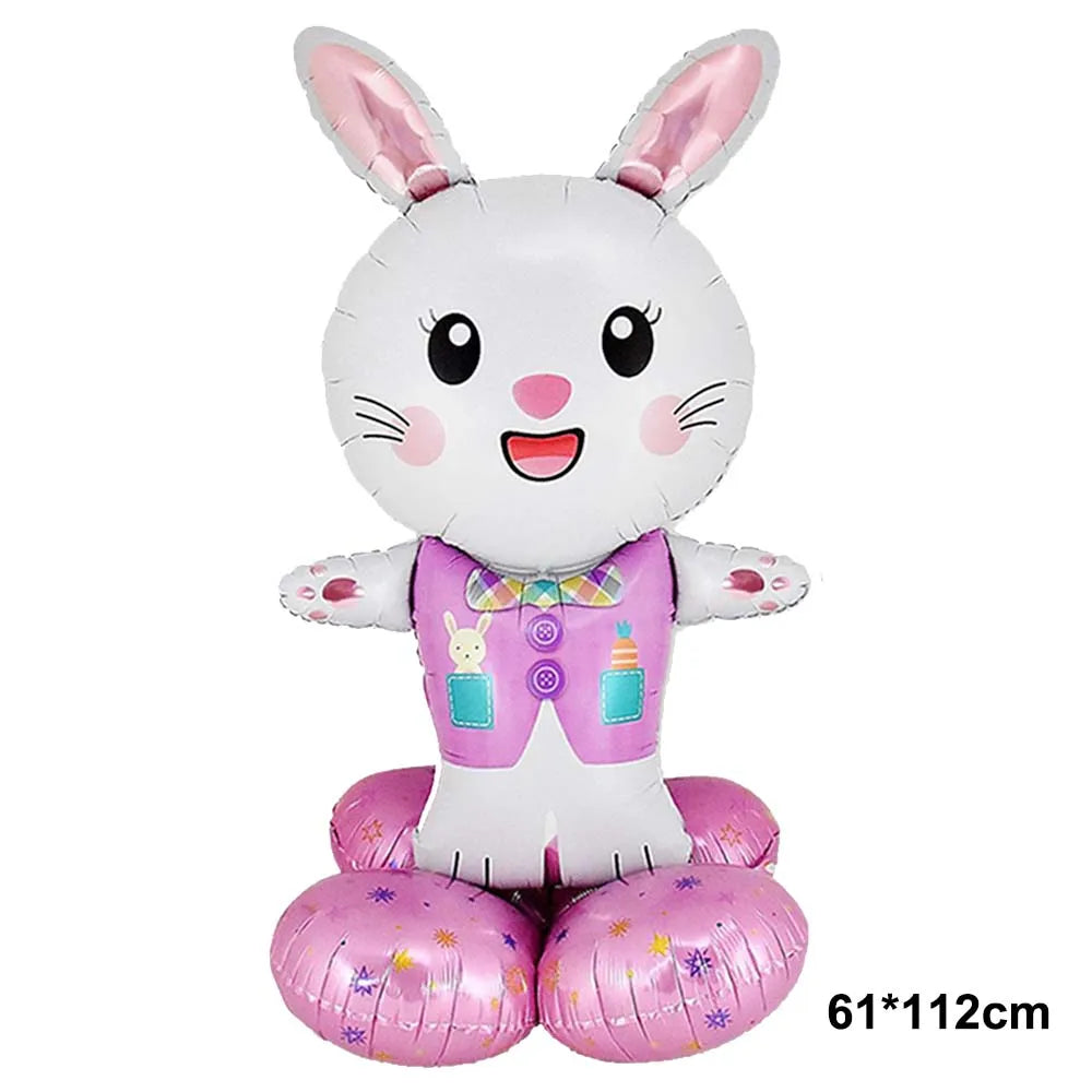 Easter Bunny Tableware Set – Adorable Disposable Plates, Cups & Napkins for Celebration Fun!