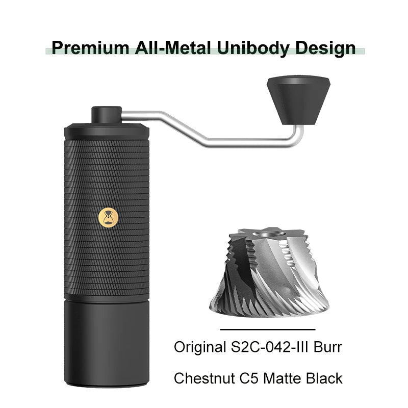 Experience Coffee Perfection with the TIMEMORE Chestnut C5 Manual Coffee Grinder