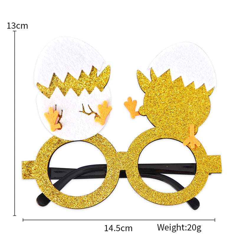 Easter Glasses for Kids – Whimsical Bunny & Eggshell Props for Fun Celebrations
