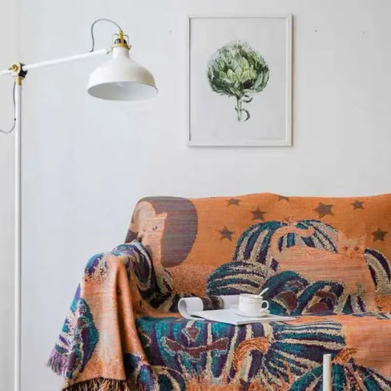 Bring Home the Comfort of the Halloween Pumpkin Cat Throw Blanket