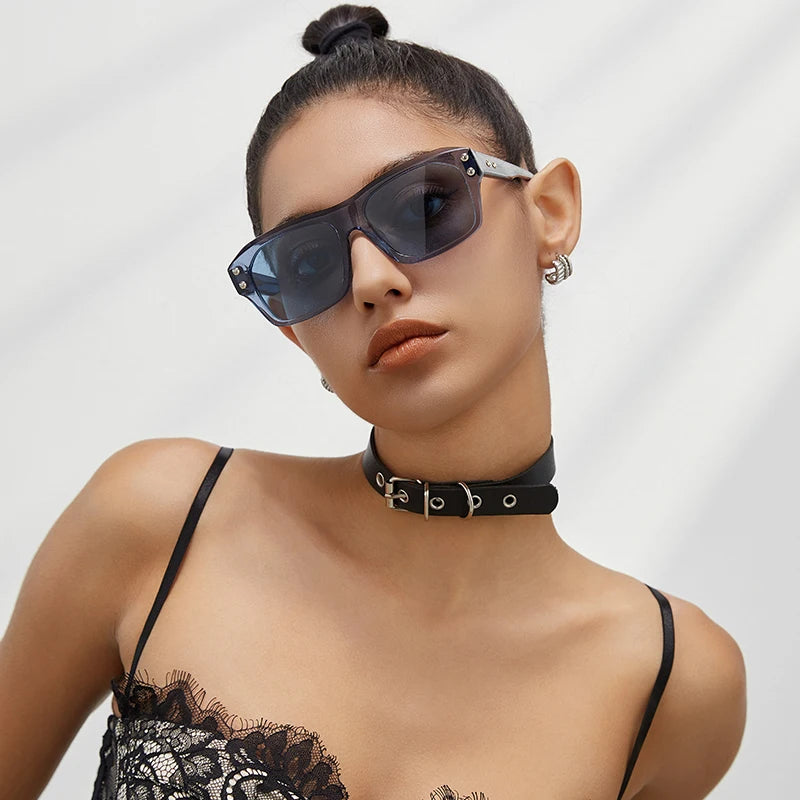 Acetate Square Rectangular Polarized Sunglasses - OLM Store