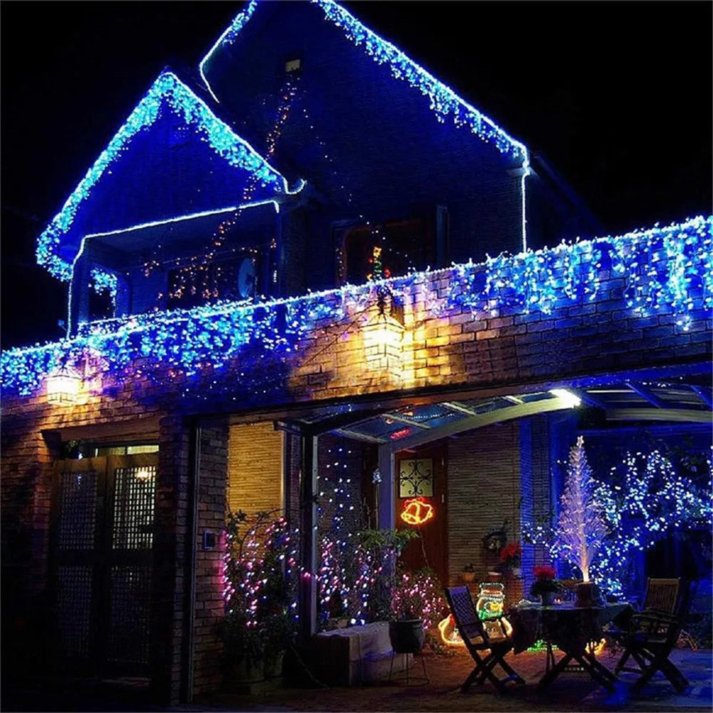 Transform Your Space with Our LED Waterfall Curtain String Lights