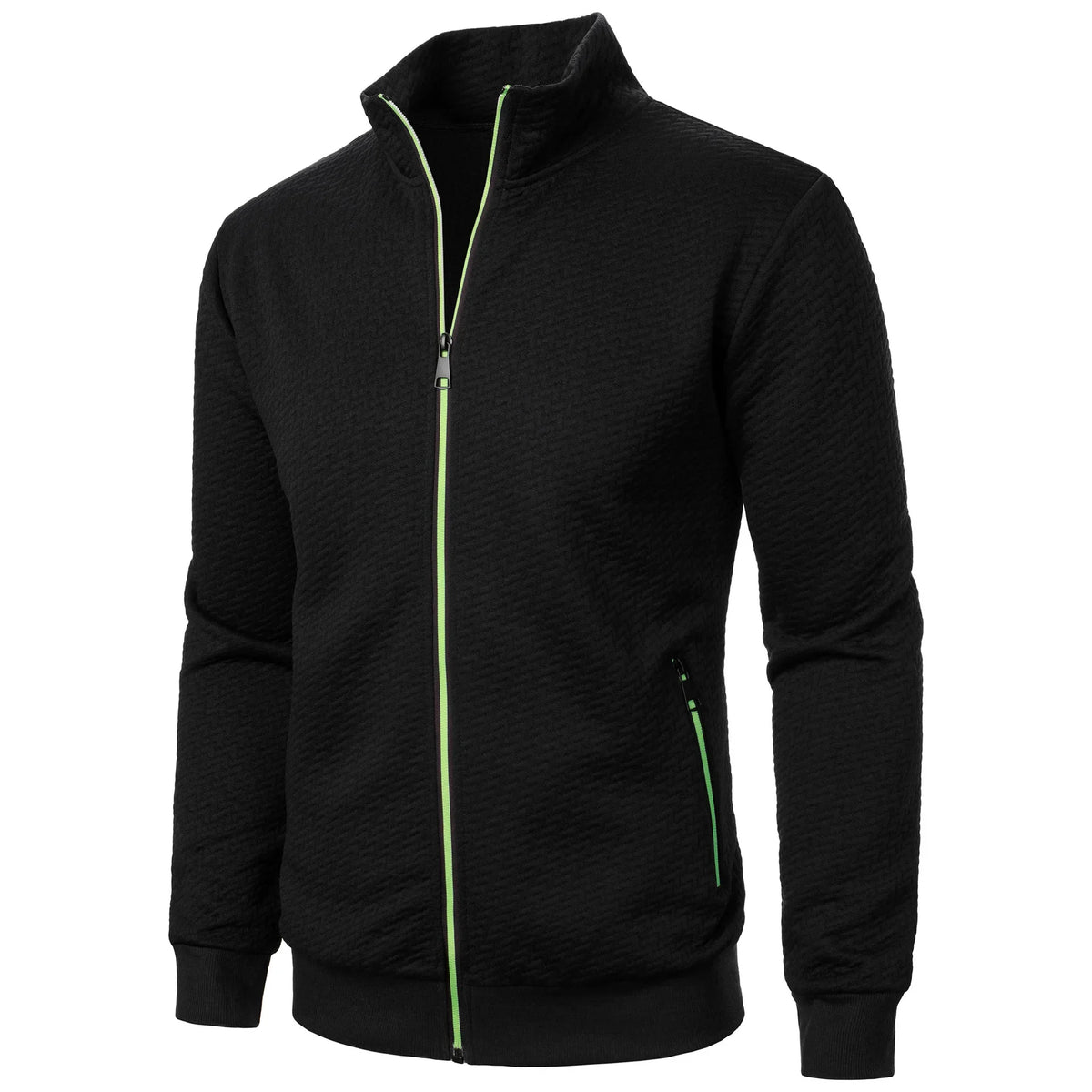 Elevate Your Style with Our Premium Men's Zipper Cardigan Jacket