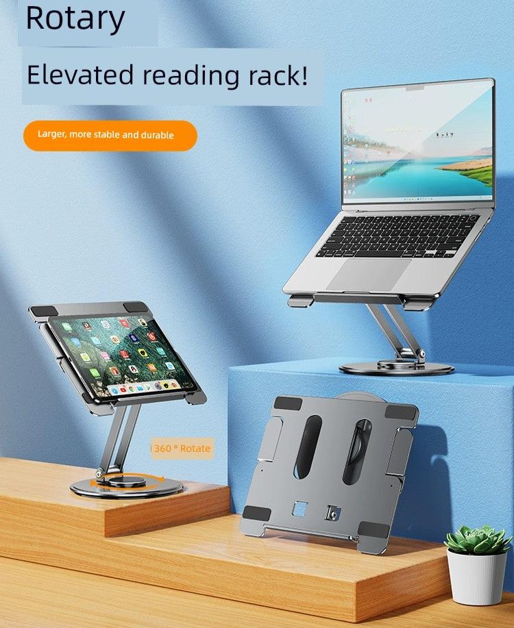 Enhance Comfort & Productivity with Our Ergonomic Laptop Stand – 360-Degree Rotate Notebook Riser