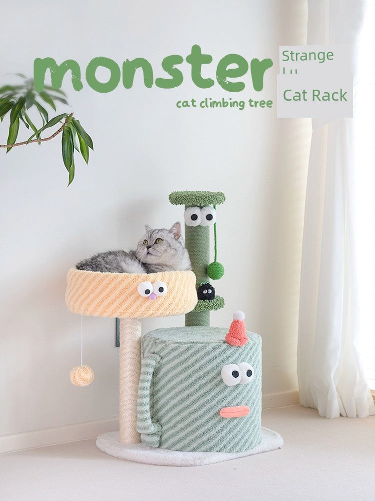 Small Monster Cat Climbing Frame – The Ultimate Playground for Your Feline Friend