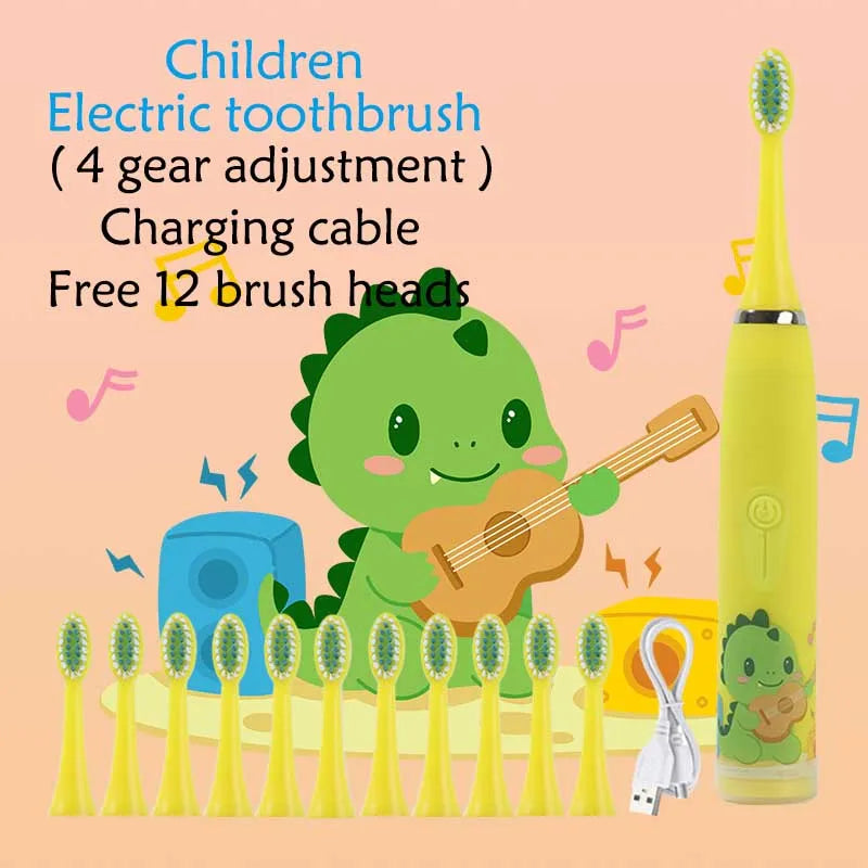 Children's Waterproof Rechargeable Sonic Toothbrush - OLM Store