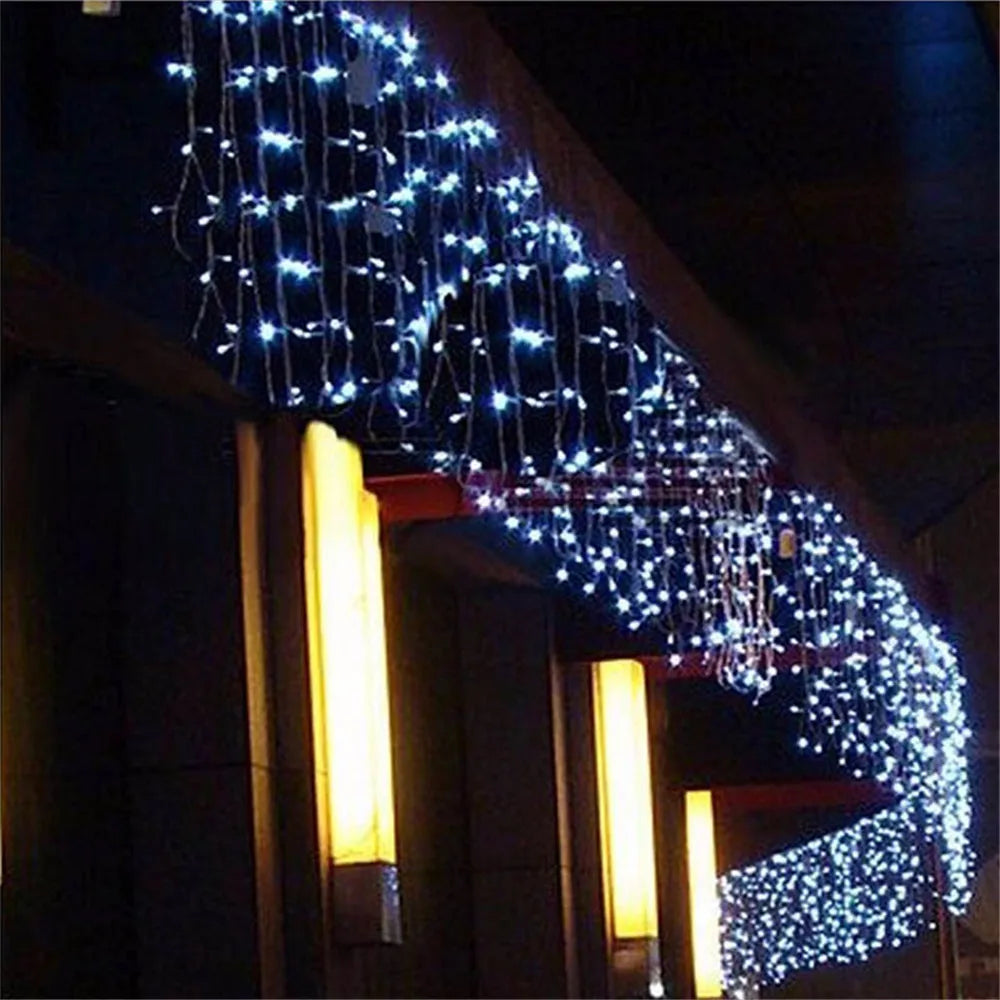 Transform Your Space with Our LED Waterfall Curtain String Lights